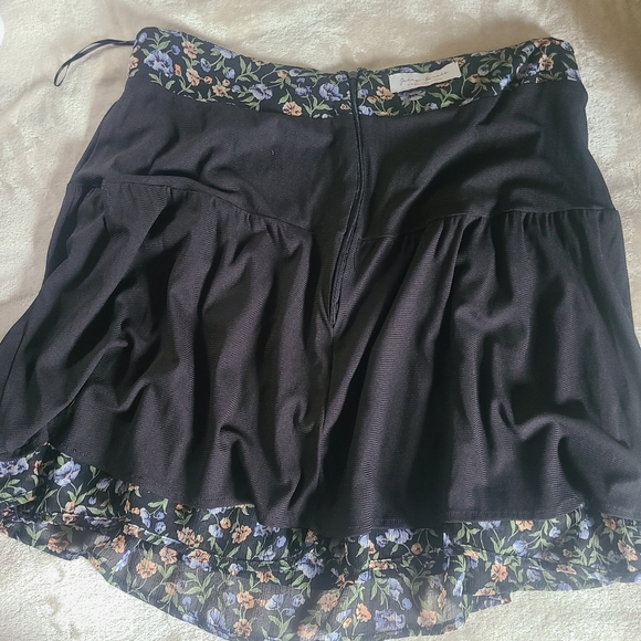 EUC Julep Perals floral lined mini skirt - Picture 5 of 6